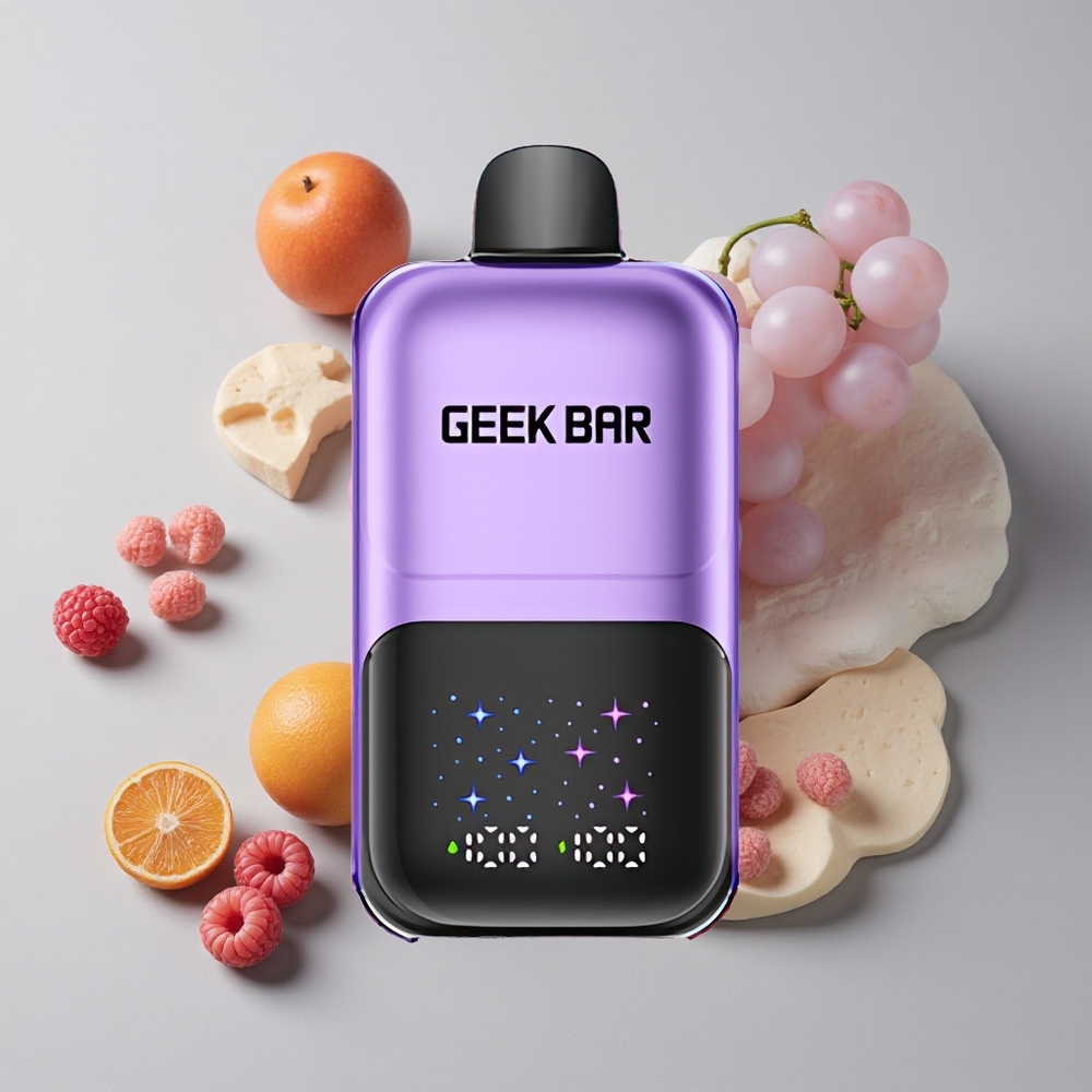 Hrozno & Malina GEEK BAR 2GO 50000 Puffs Interaktívny Veľký Displej veľkoobchod Slovensko
