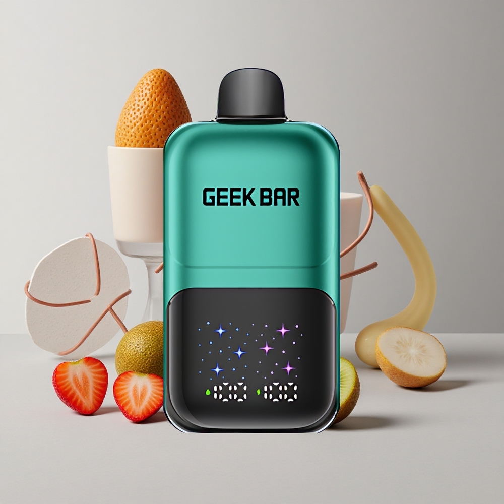 Jahoda & Kiwi GEEK BAR 2GO 50000 Puffs Interaktívny Veľký Displej veľkoobchod Slovensko