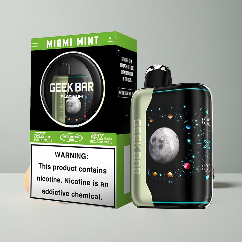 Miami Mätovka GEEK BAR Platinum Edition 25000 Puffs Dual Mesh Cewl veľkoobchod Slovensko