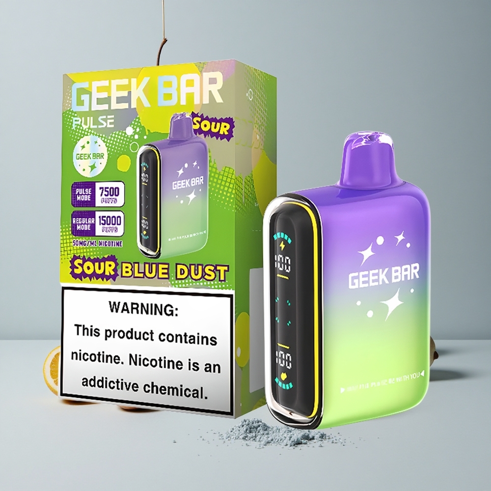 Kyslá Edícia GEEK BAR Pulse 15000 Fajčiek s 16ML E-kvapalinou a 5% Nikotínu veľkoobchod Slovensko