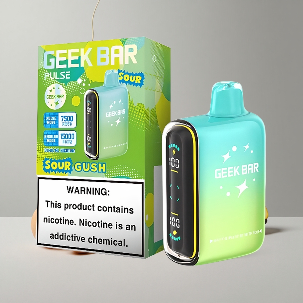 Kyslá Edícia GEEK BAR Pulse 15000 Fajčiek s 16ML E-kvapalinou a 5% Nikotínu veľkoobchod Slovensko