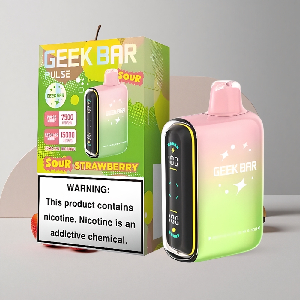 Kyslá Edícia GEEK BAR Pulse 15000 Fajčiek s 16ML E-kvapalinou a 5% Nikotínu veľkoobchod Slovensko