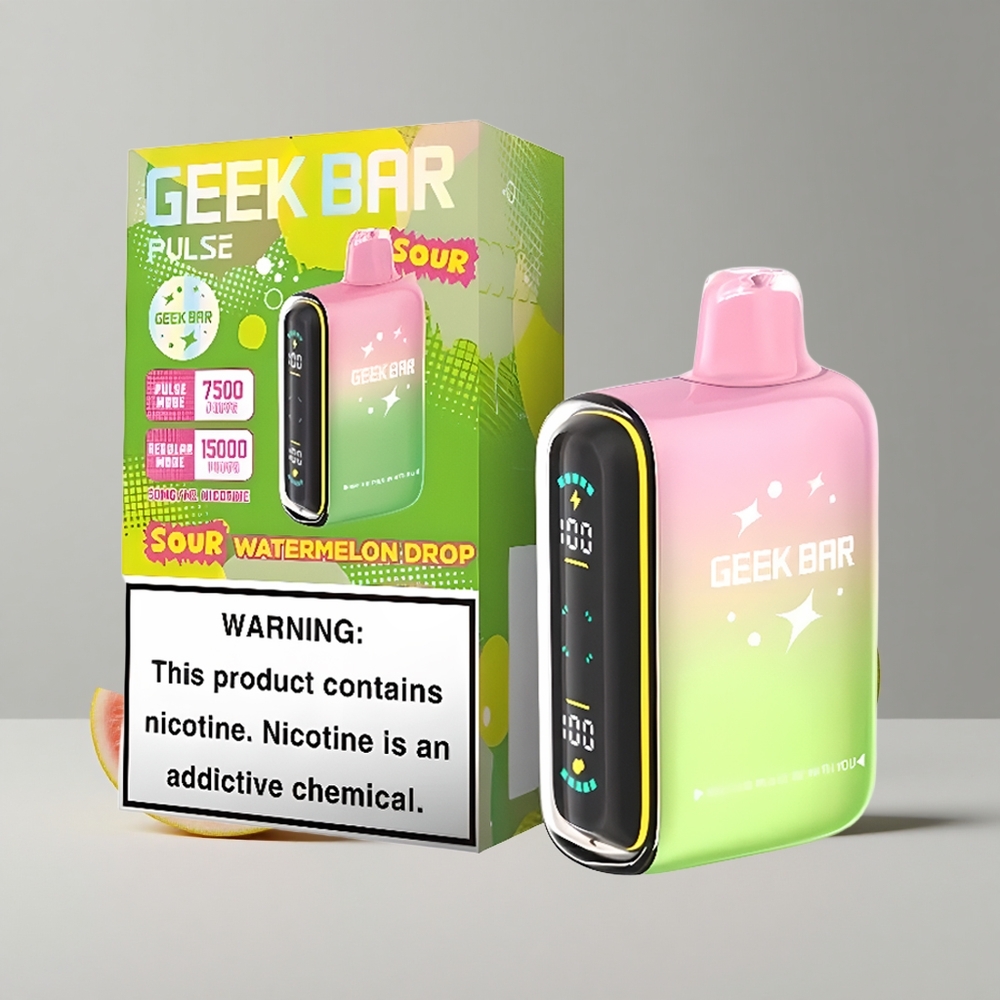 Kyslá Edícia GEEK BAR Pulse 15000 Fajčiek s 16ML E-kvapalinou a 5% Nikotínu veľkoobchod Slovensko