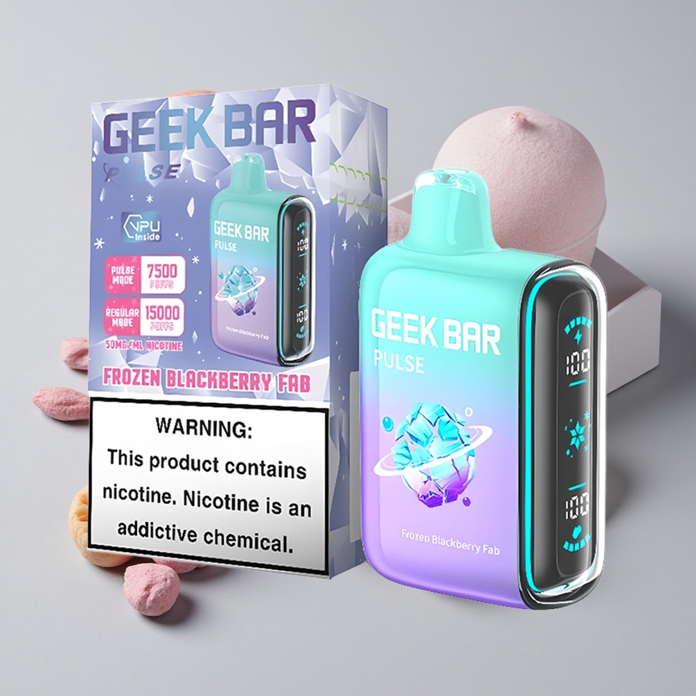 Zmrazená Edícia GEEK BAR Pulse 15000 Fajčiek 16ML Kapacita veľkoobchod Slovensko