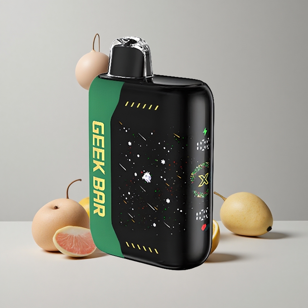 Jablko-Mätová GEEK BAR Pulse X 25000 Puffs 18mL Predplnená Tekutina 3D Zakrivený Indikátor veľkoobchod Slovensko