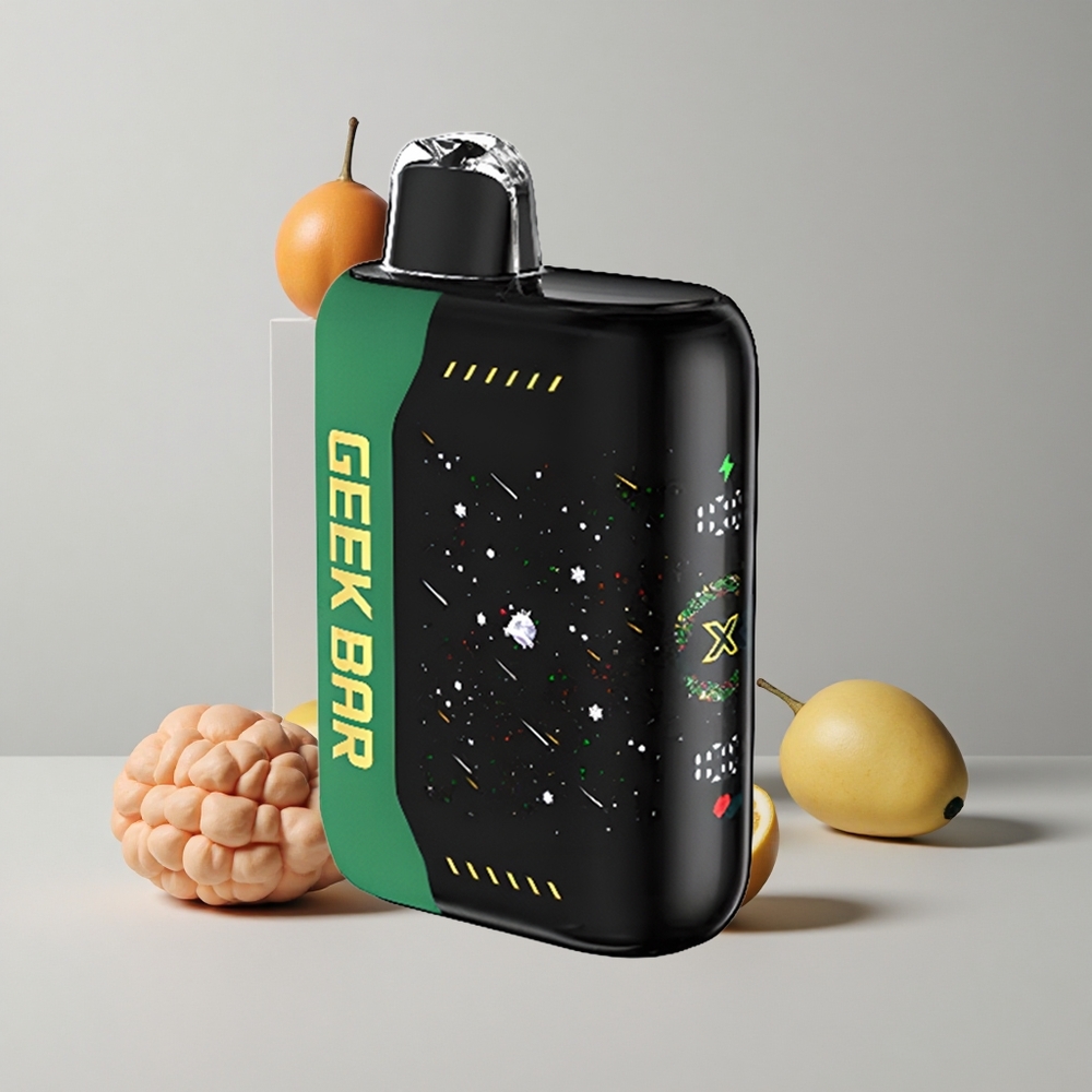 Jablko-Mätová GEEK BAR Pulse X 25000 Puffs 18mL Predplnená Tekutina 3D Zakrivený Indikátor veľkoobchod Slovensko