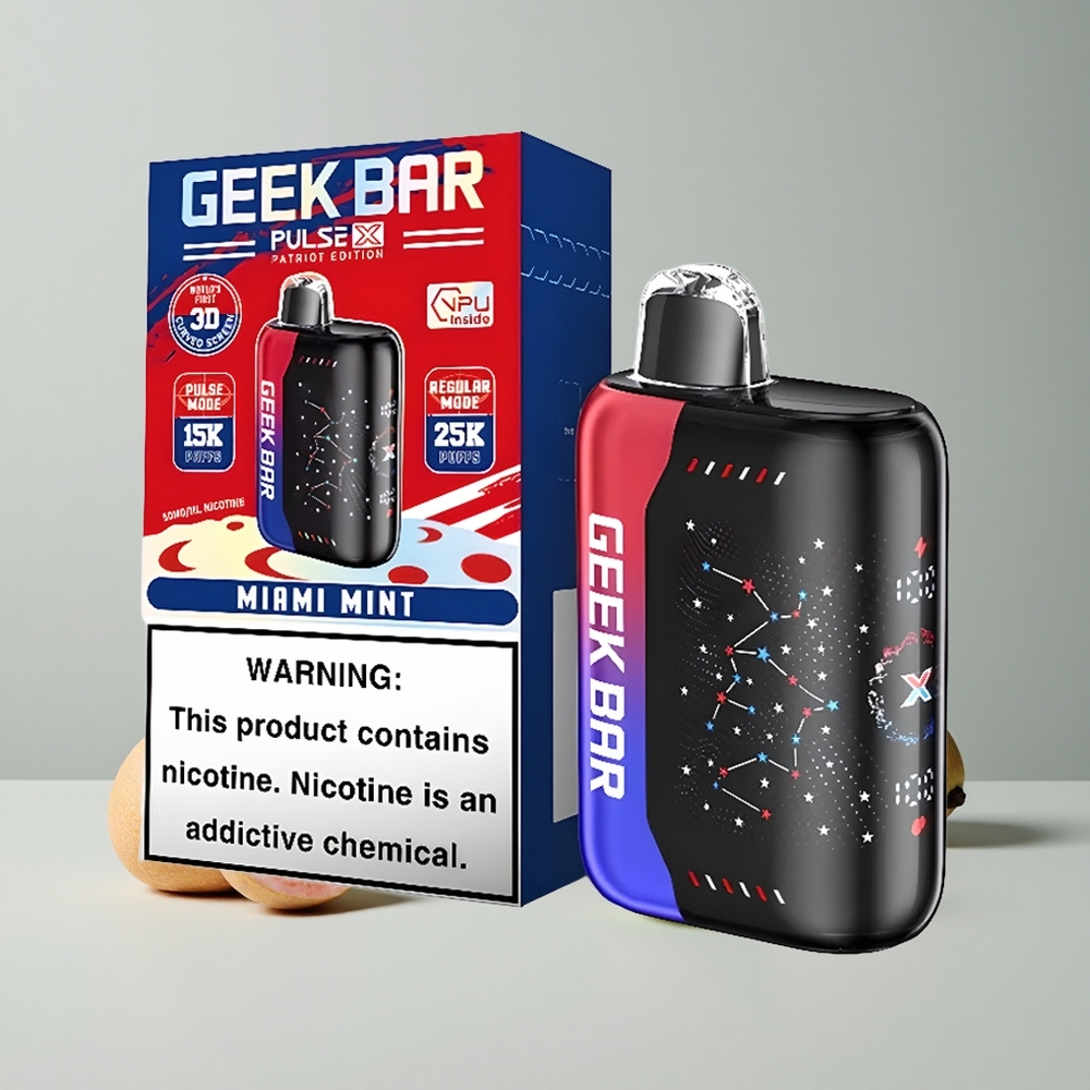 Patriot Edícia GEEK BAR Pulse X 25000 Fajčiek s 18mL Tekutiny a USB Typ-C Nabíjaním veľkoobchod Slovensko