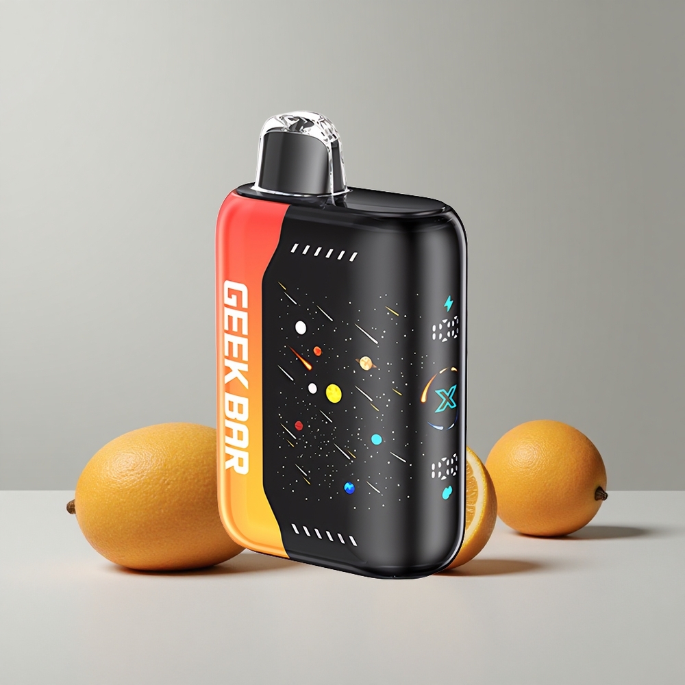 Oranžový Drak GEEK BAR Pulse X 42K Puffs Dvojitá Mriežková Cievka 3D Zakrivený Displej veľkoobchod Slovensko