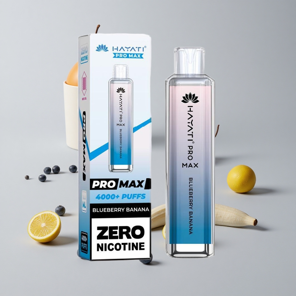 Borovicový Banán Hayati Pro Max 4000 Priesmykov Jednorázová Vape s 1400mAh batériou a LED osvetlením veľkoobchod Slovensko