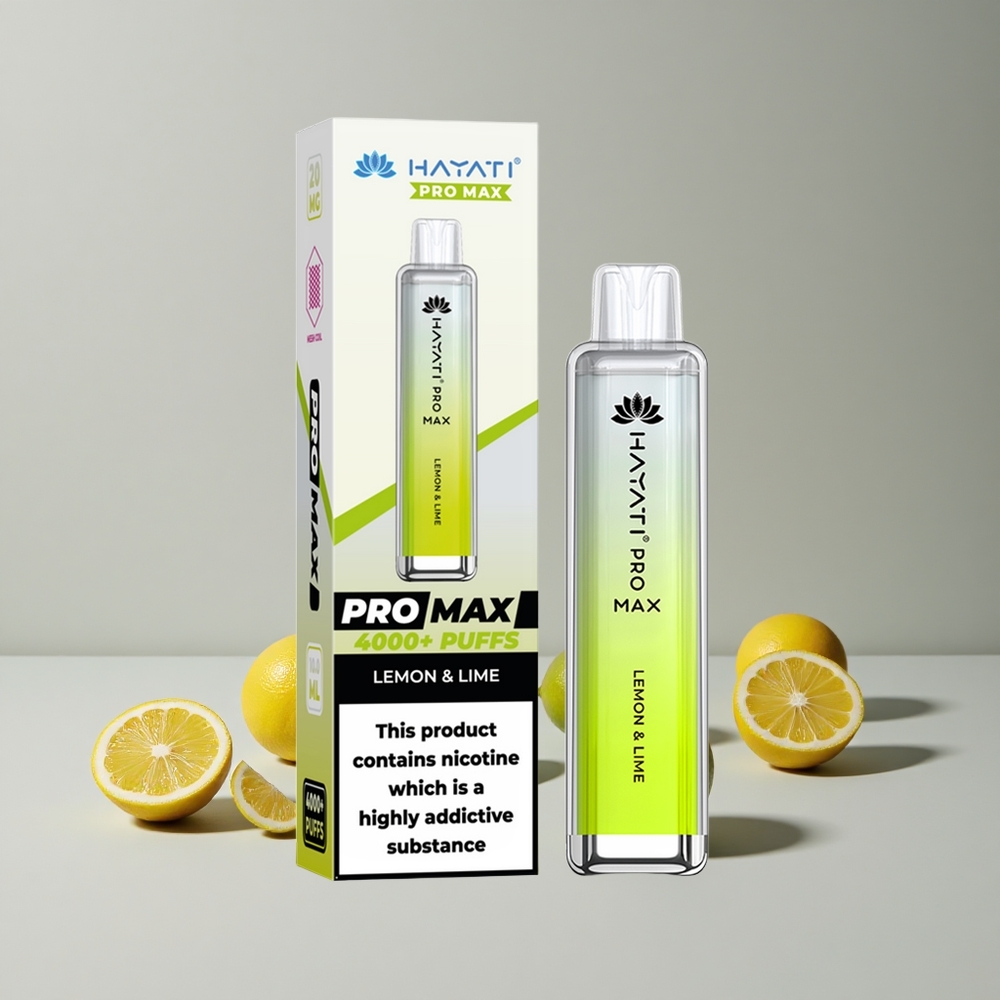 Citrón a Lípa Hayati Pro Max 4000 Puffs Dobíjateľná Batéria a 2ml Nádoba veľkoobchod Slovensko