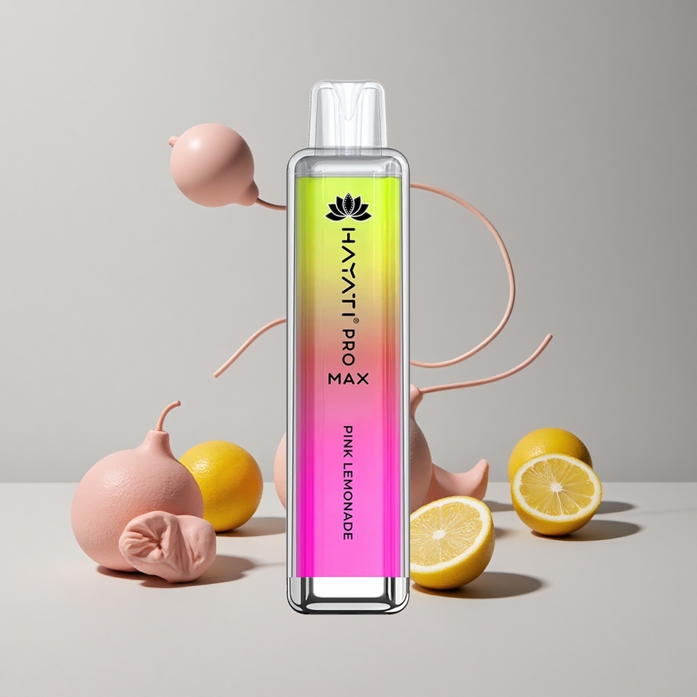 Citrónová Limonáda Hayati Pro Max 4000 Puffs Dobíjateľná Bateria LED Podsvietenie veľkoobchod Slovensko