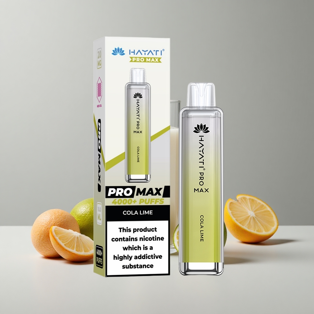 Kola Limetka Hayati Pro Max 4000 Dýchanie Aktivované Batéria 1400mAh veľkoobchod Slovensko