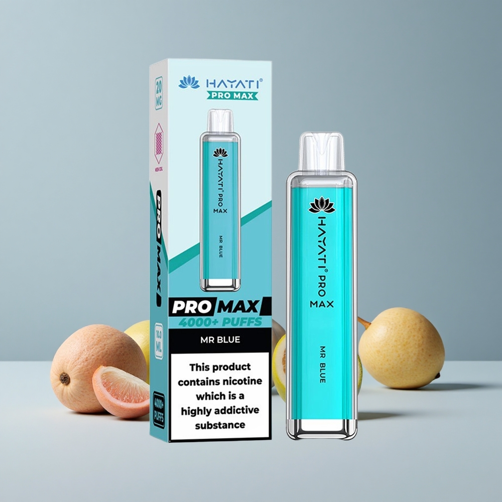 Kombinácia Mr Modrá Hayati Pro Max 4000 Puffs Dual 1.1 Ohm Mesh Cievka veľkoobchod Slovensko