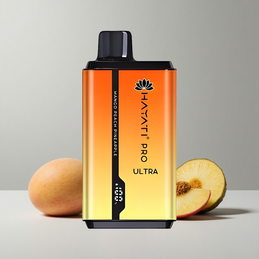 Mango Broskyňa Ananás Hayati Pro Ultra 15000 Puffs Batéria 850mAh veľkoobchod Slovensko