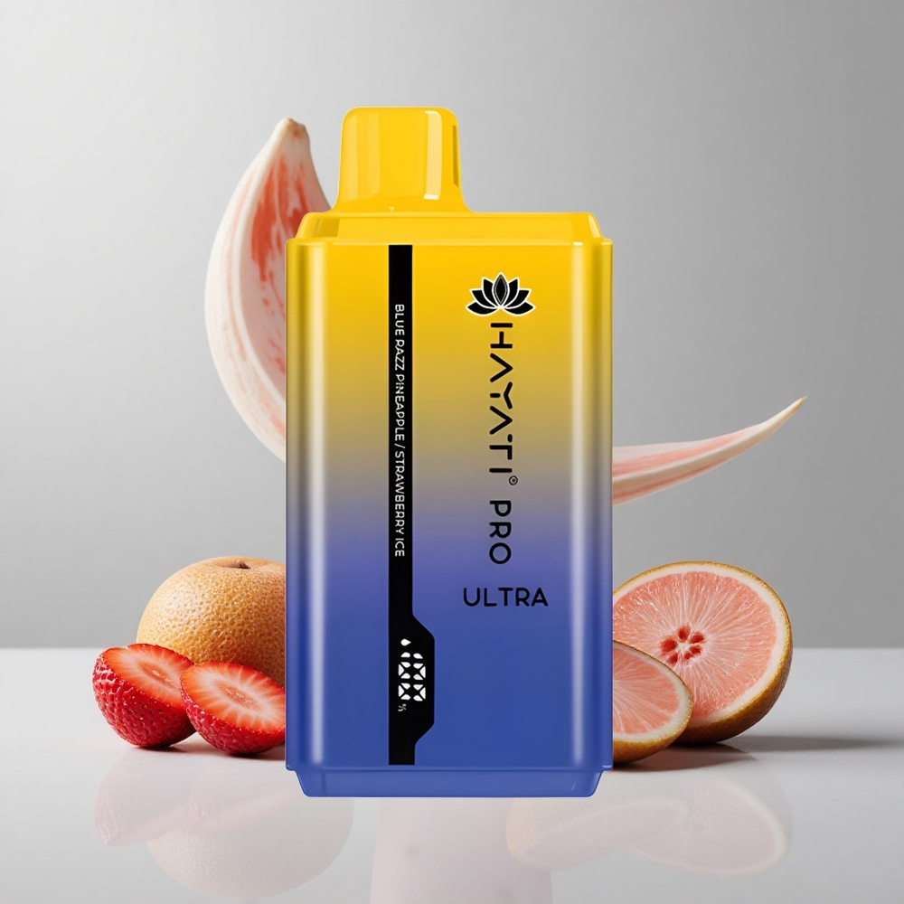 Modrá Malina Ananás Hayati Pro Ultra 15000 Puffs 2 12ml Tekutina 850mAh Batéria veľkoobchod Slovensko