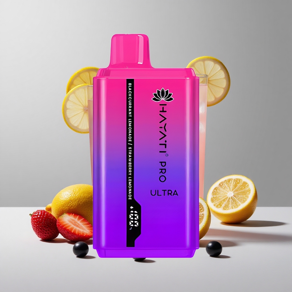 Čierna ríbezľa Citrónová limonáda Jahodová limonáda Hayati Pro Ultra 15000 Puffs 850mAh 2% veľkoobchod Slovensko