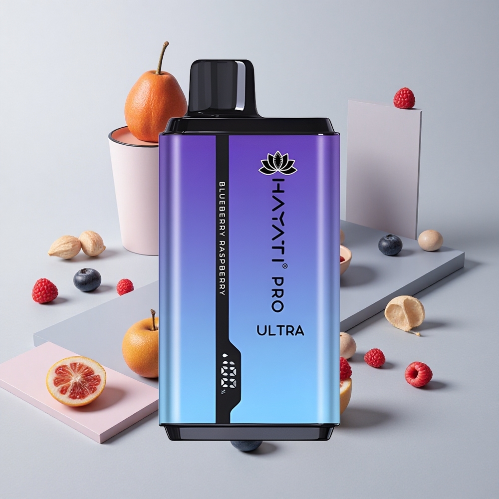 Čučoriedka Malina Hayati Pro Ultra 15000 Puffs 2 12ml 2% veľkoobchod Slovensko