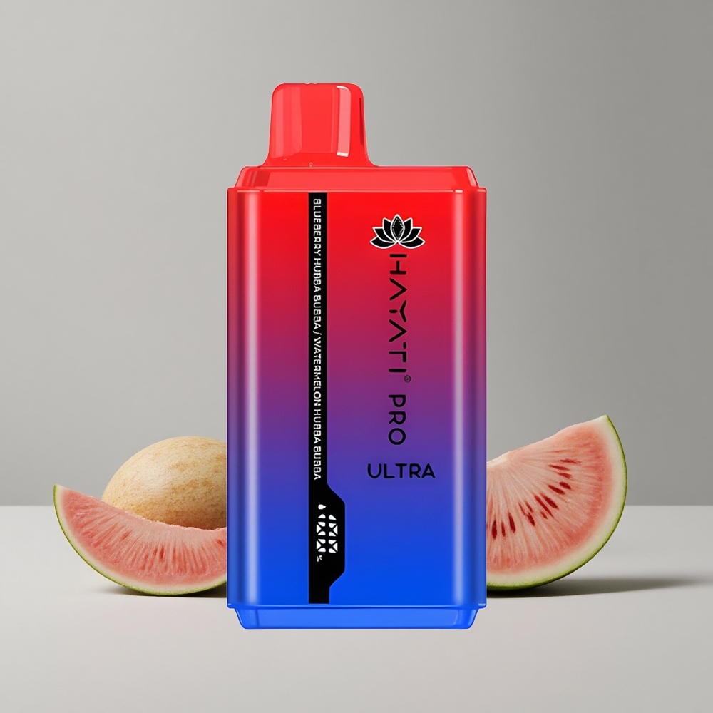 Čučoriedková Hubba Bubba Hayati Pro Ultra 15000 Puffs 2 12ml Kapacita 2% Nikotín veľkoobchod Slovensko