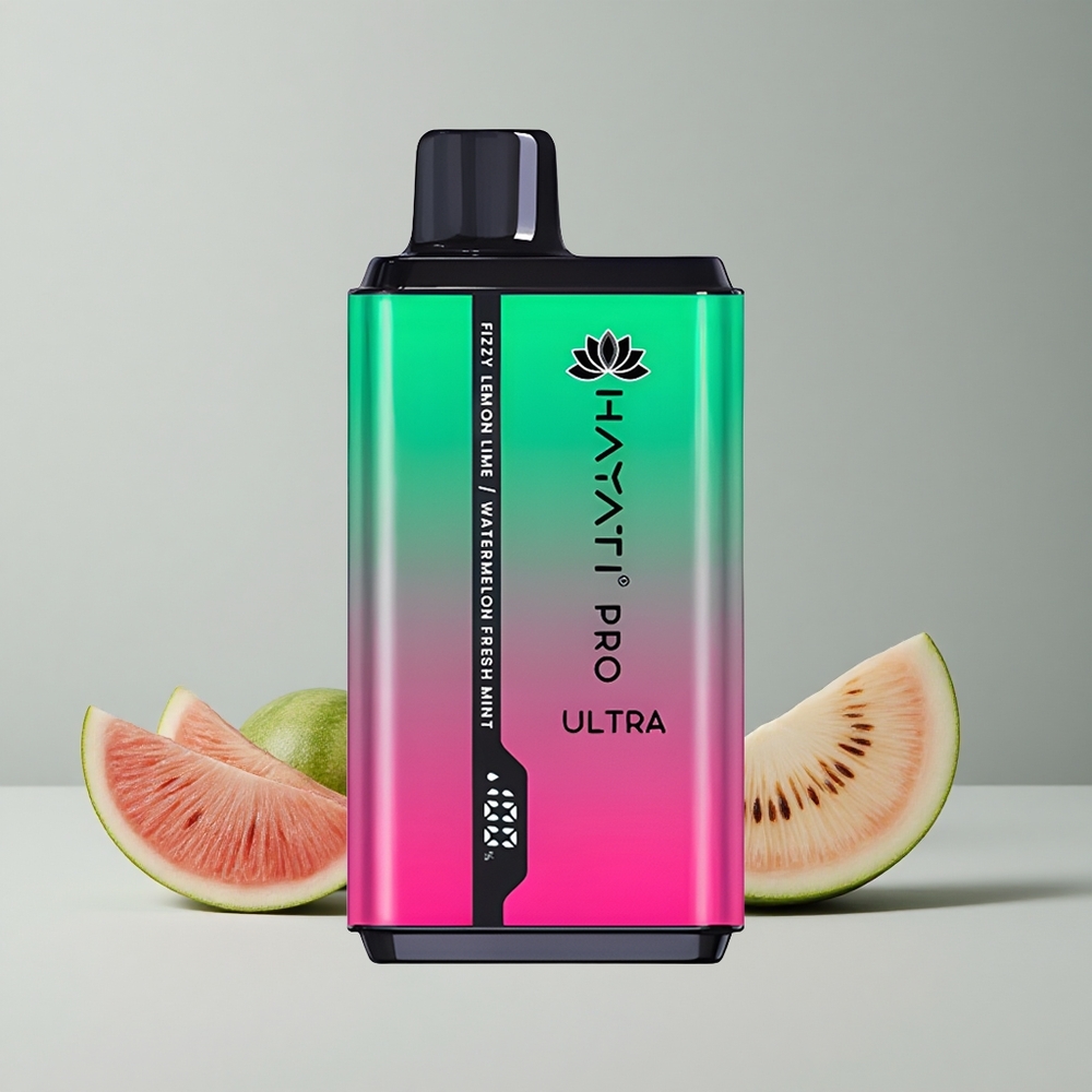 Šumivá Citróna a Lime Hayati Pro Ultra 15000 Fajčiek Batéria 850mAh veľkoobchod Slovensko