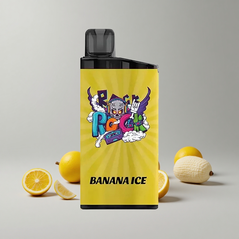 Banánová ľadová IGET Bar 3500 Puffs Batéria 1400 mAh veľkoobchod Slovensko