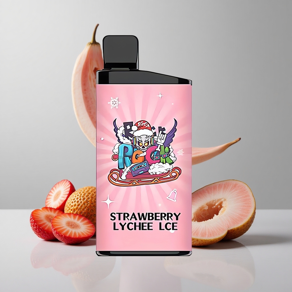 Jahoda Lychee Ľad IGET Bar 3500 Puffs Batéria 1400 mAh veľkoobchod Slovensko