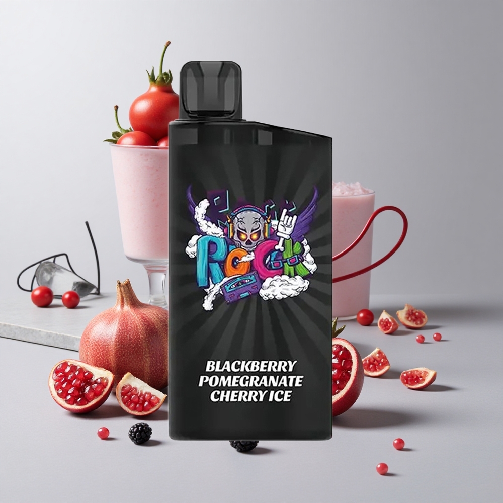 Čerešňa Čučoriedka Granátové Jablko ľad IGET Bar 3500 Puffs Batéria 1400 mAh Veľkosť 41.3x21.3x94.5mm veľkoobchod Slovensko