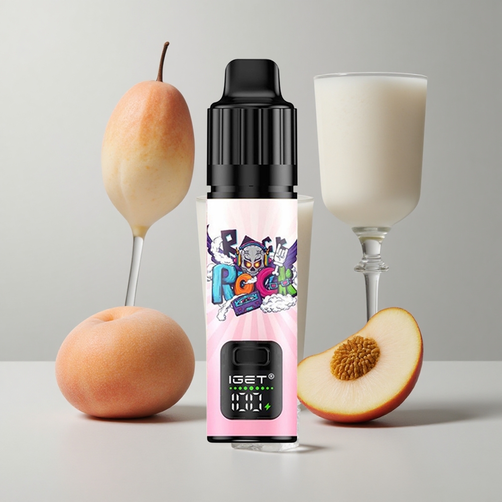 Broskýňa Lyčia Limetka Ľadová IGET BAR PLUS S3 POD 10000 Puffs 18 ml E-kvapalina veľkoobchod Slovensko