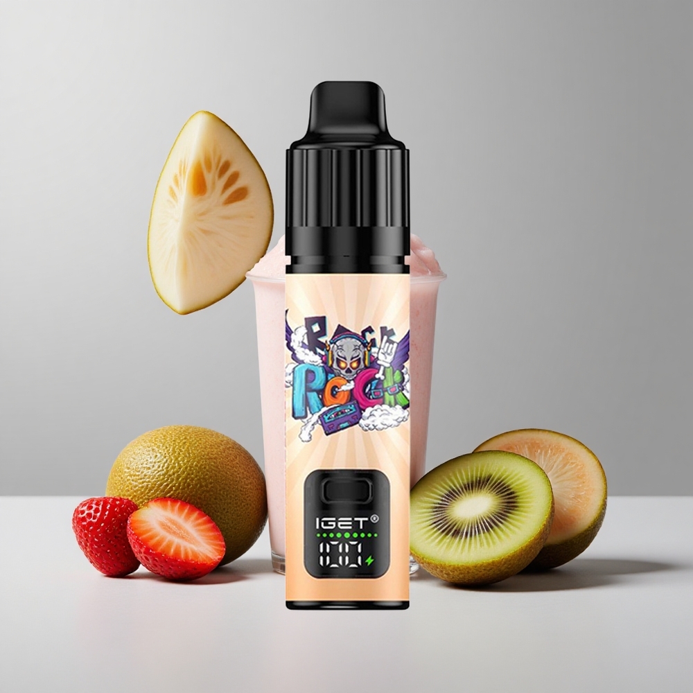 Jahoda Kiwi Ľadová IGET BAR PLUS S3 POD 10000 Puffs 5% Nikotín 18 ml E-liquid veľkoobchod Slovensko