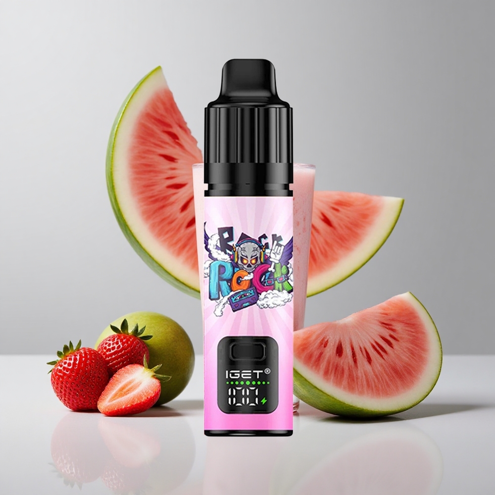 Jahoda Vodný Melón Ľadový IGET BAR PLUS S3 POD 10000 Puffs 18 ml E-kvapalina 1.0 Ohm Mesh Cievka veľkoobchod Slovensko