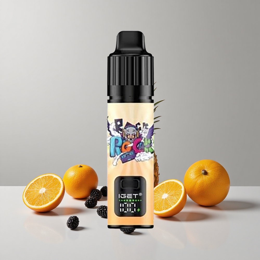 Čučoriedka Ananás Pomaranč IGET BAR PLUS S3 POD 10000 Puffs 18 ml E-liquid veľkoobchod Slovensko