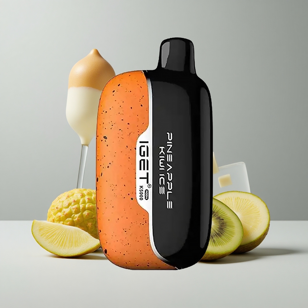 Ananás Kiwi Ľadový IGET Moon K5000 5000 Puffs Veľkosť 49.5x25.3x99.4 mm veľkoobchod Slovensko