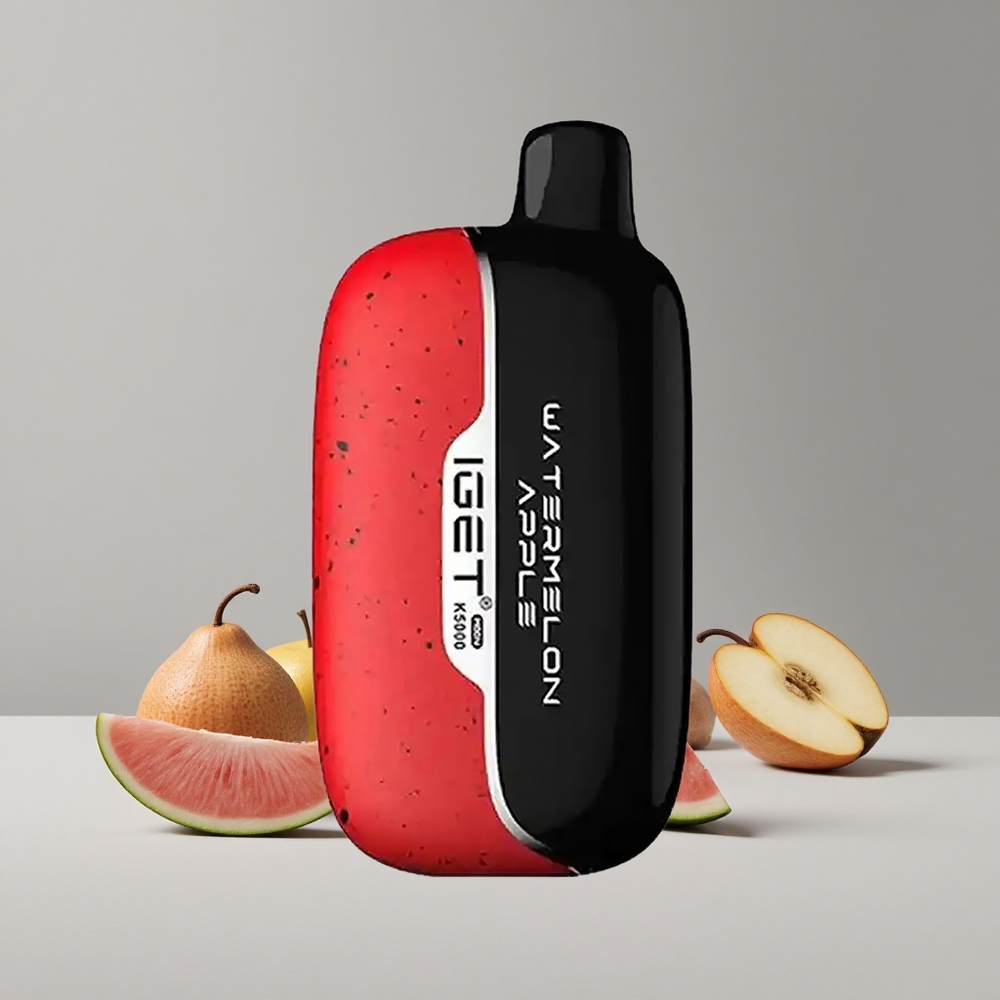 Jablko Vodný melón IGET Moon K5000 5000 Puffs Mesh Cievka 1.35 Ohm veľkoobchod Slovensko