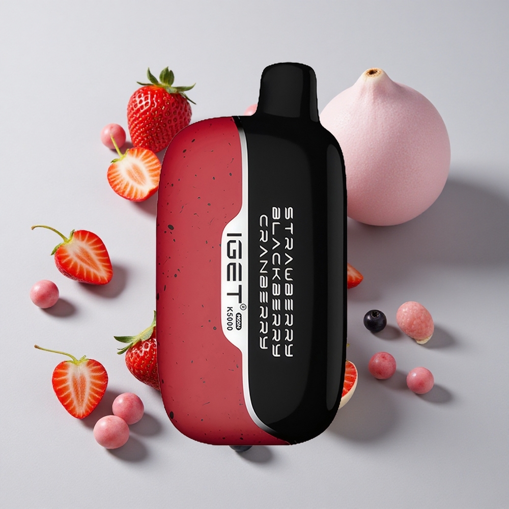Jahoda Čučoriedka Brusnica IGET Moon K5000 Puffs 5000 Puffs Mesh Cievka 1.35 Ohm veľkoobchod Slovensko