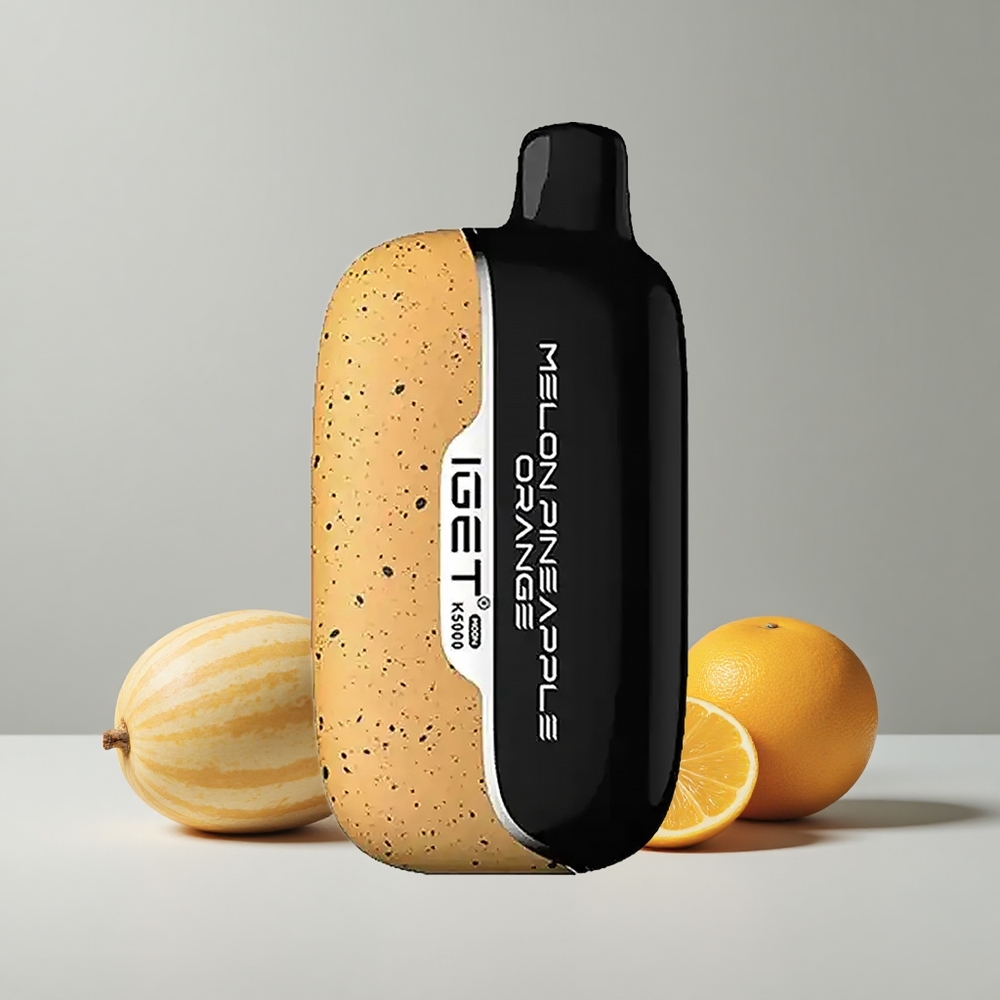 Melón Ananás Pomaranč IGET Moon K5000 Puffs 5000 fajčiek 81.5 g veľkoobchod Slovensko