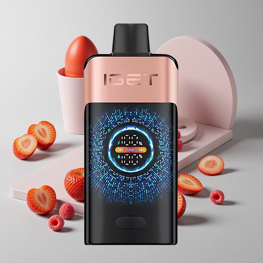 Jahoda Malina IGET ONE 12000 Puffs Jednorazové Vape 2700 mAh Batéria veľkoobchod Slovensko