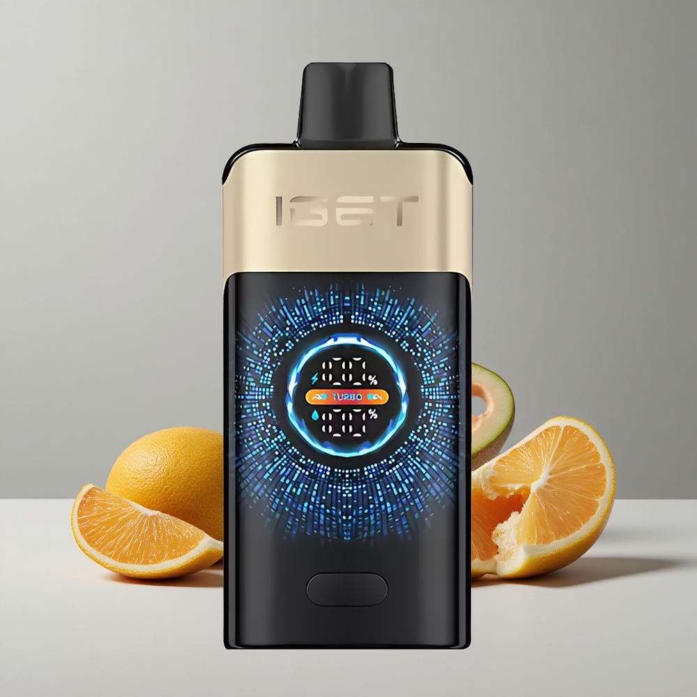 Tropická Orange Monster IGET ONE 12000 Puffs 2700 mAh Batéria a 0,6 ohm Dvojitá Mriežková Cievka veľkoobchod Slovensko