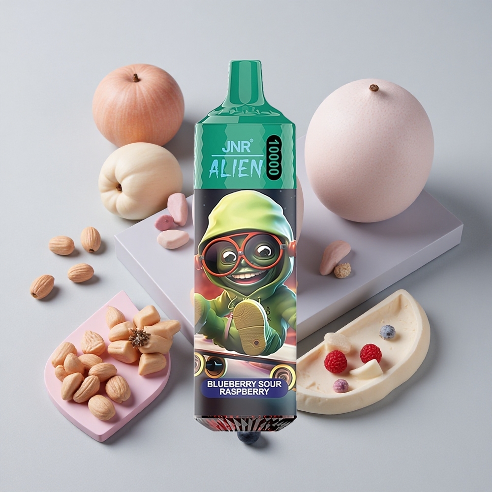 Boruvka-Kyslá Malina JNR Alien 10000 Puffs 850mAh 20ml veľkoobchod Slovensko