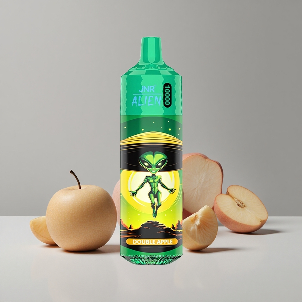 Dvojité jablko JNR Alien 10000 Puffs 850mAh Batéria 20ml E-liquid veľkoobchod Slovensko