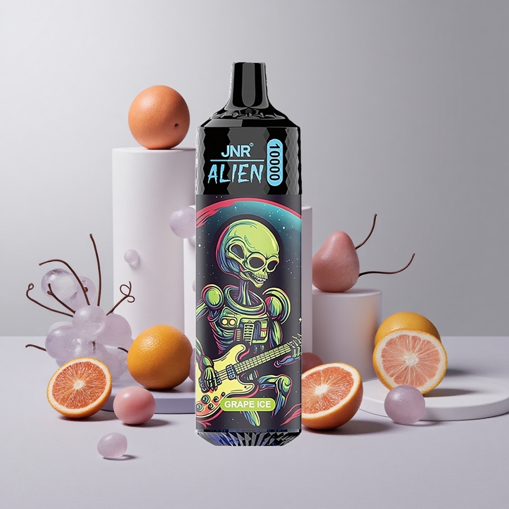 Hroznový ľad JNR Alien 10000 Puffs 850mAh Batéria RGB svetlá veľkoobchod Slovensko