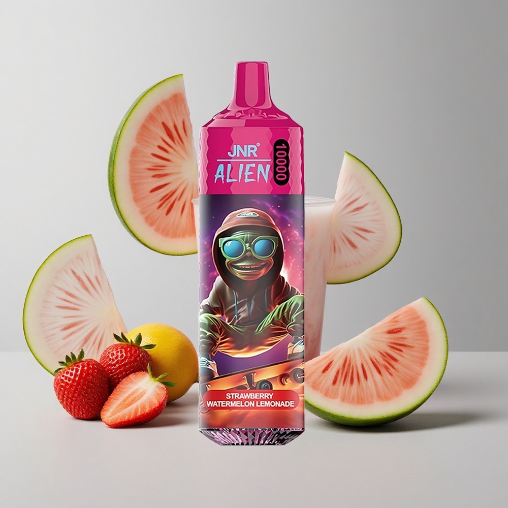 Jahoda Melón Limonáda JNR Alien 10000 Puffs 20ml Tekutina RGB LED veľkoobchod Slovensko
