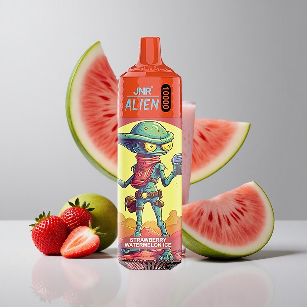 Jahoda Vodný Melón JNR Alien 10000 Puffs 20ml Tekutina RGB LED veľkoobchod Slovensko