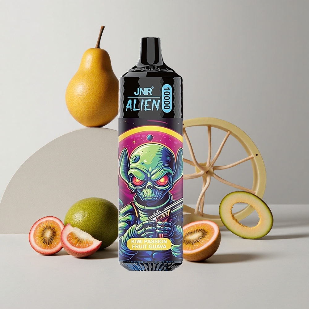 Kivi marakuja guava JNR Alien 10000 Puffs 20ml tekutina RGB svetlá veľkoobchod Slovensko
