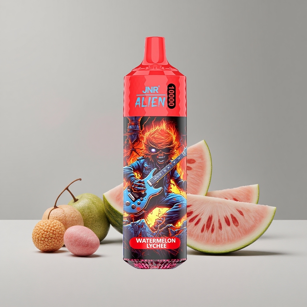 Melón Lychee JNR Alien 10000 Puffs 20ml Tekutina RGB LED veľkoobchod Slovensko