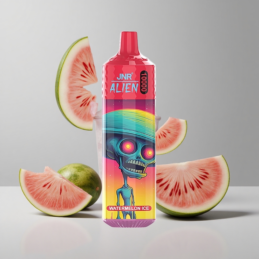 Melónový ľad JNR Alien 10000 Puffs 850mAh Batéria 20ml E-kvapalina veľkoobchod Slovensko