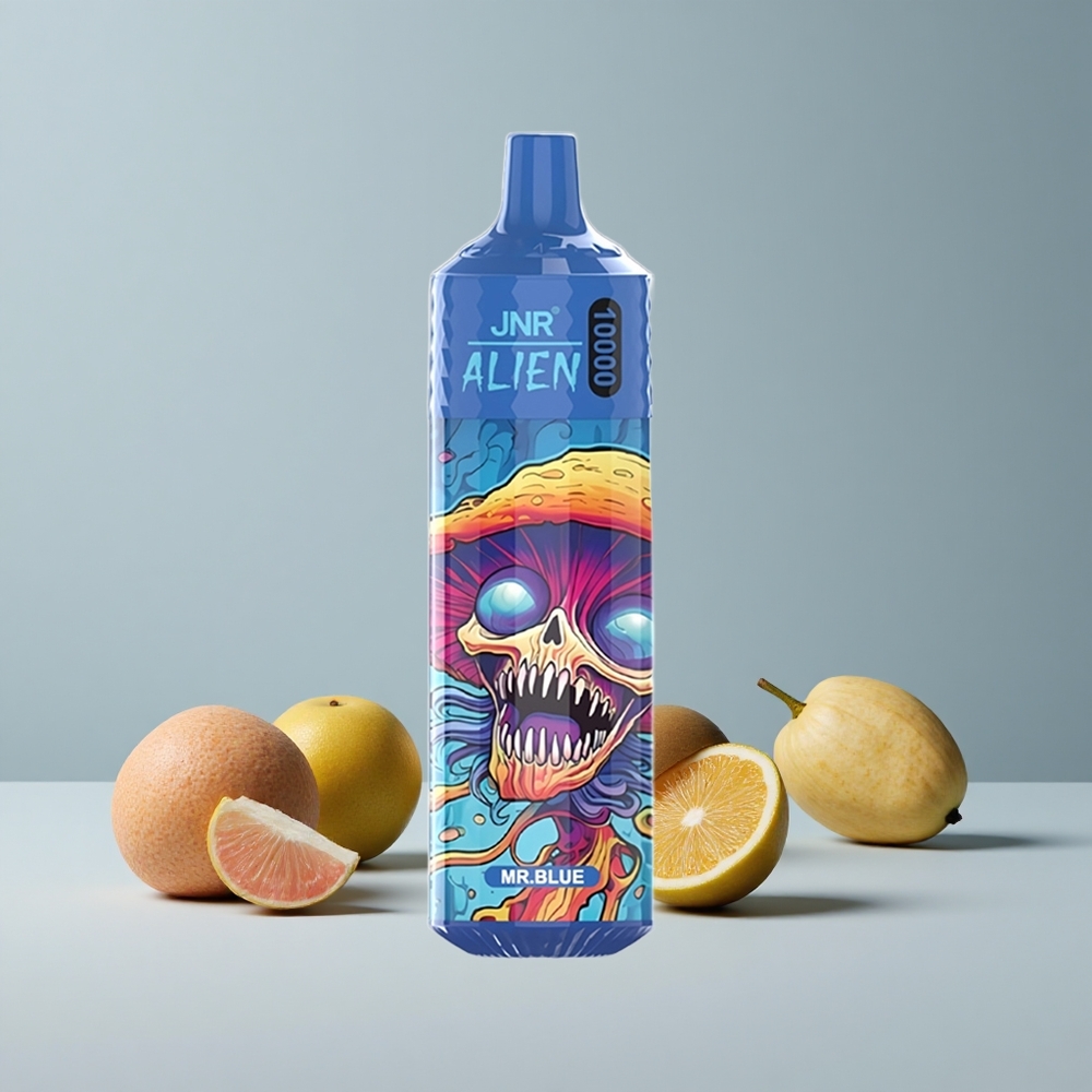 Modrá JNR Alien 10000 Puffs 850mAh Batéria 20ml E-liquid veľkoobchod Slovensko