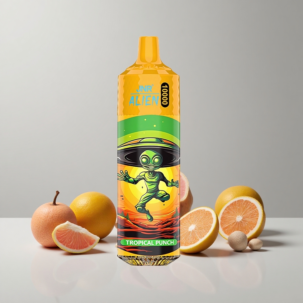 Tropická Päťka JNR Alien 10000 Puffs 20ml E-liquid RGB svetlá veľkoobchod Slovensko