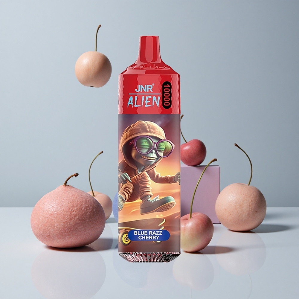Čerešňová Blue Razz JNR Alien 10000 Puffs 850mAh Batéria 20ml E-kvapalina veľkoobchod Slovensko
