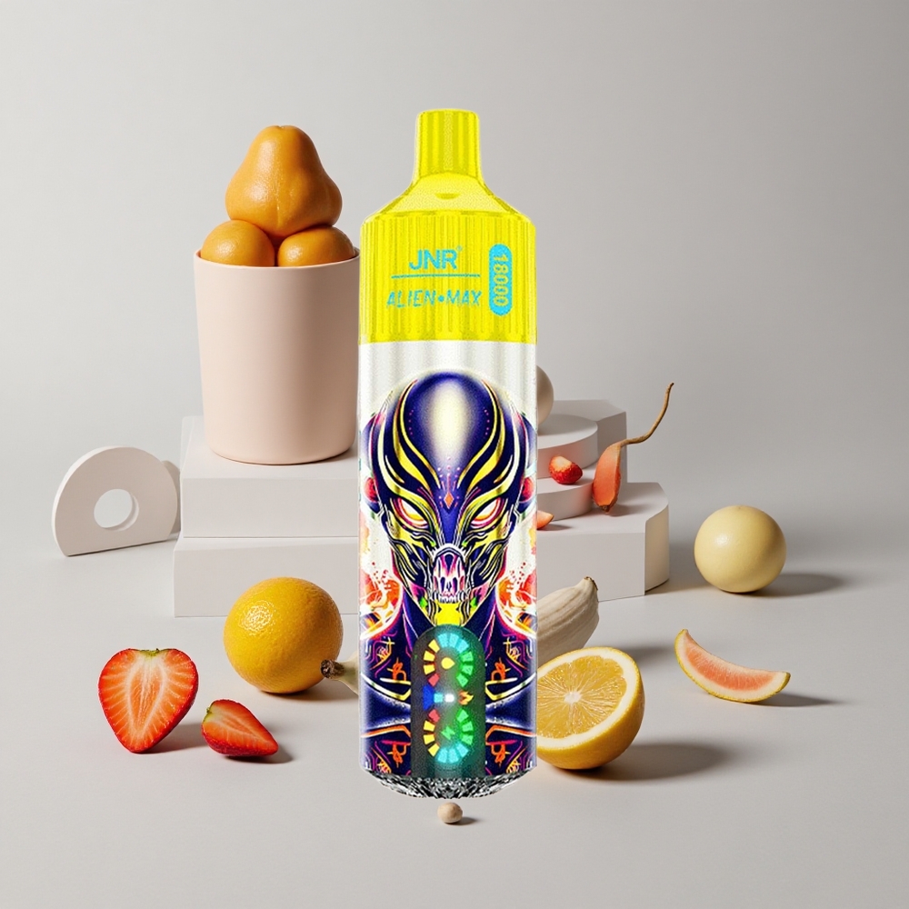 Jahoda Banán JNR Alien Max 18000 Puffs Dual Mesh Coil & Dual Core 28ml E-liquid veľkoobchod Slovensko