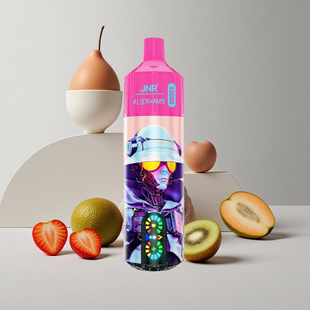 Jahoda Kiwi JNR Alien Max 18000 Puffs Dvojité jadro 28ml veľkoobchod Slovensko