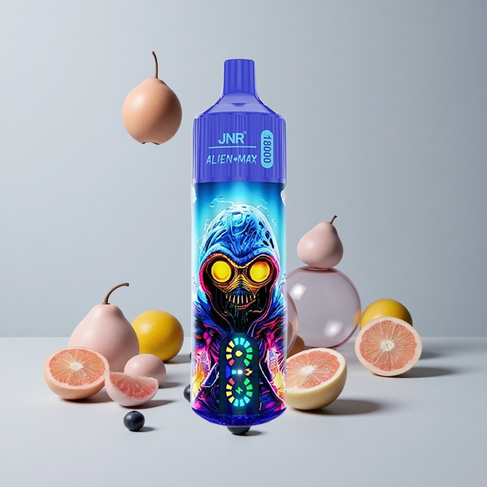 Čučoriedková žuvačka JNR Alien Max 18000 Puffs Smart LED Displej Dvojité Mesh Cievky veľkoobchod Slovensko